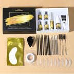 Professional Lash Lift and Brow Tinting Kit for Salon and Home Use
