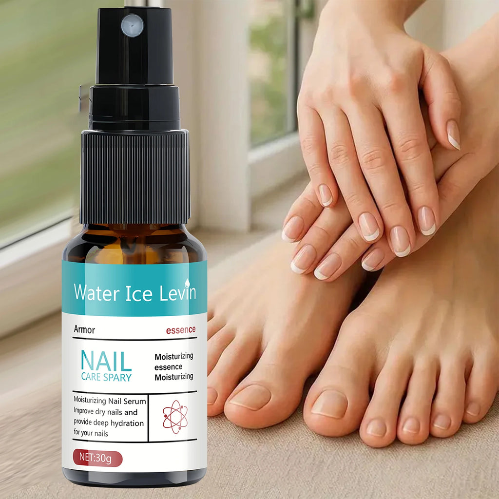 Hydrating Nail and Cuticle Serum Spray for Dry Brittle Nails