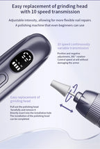 Electric Cordless Nail Drill and Manicure Pedicure Kit