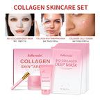 Collagen Face Skincare Set for Deep Nourishment and Repair