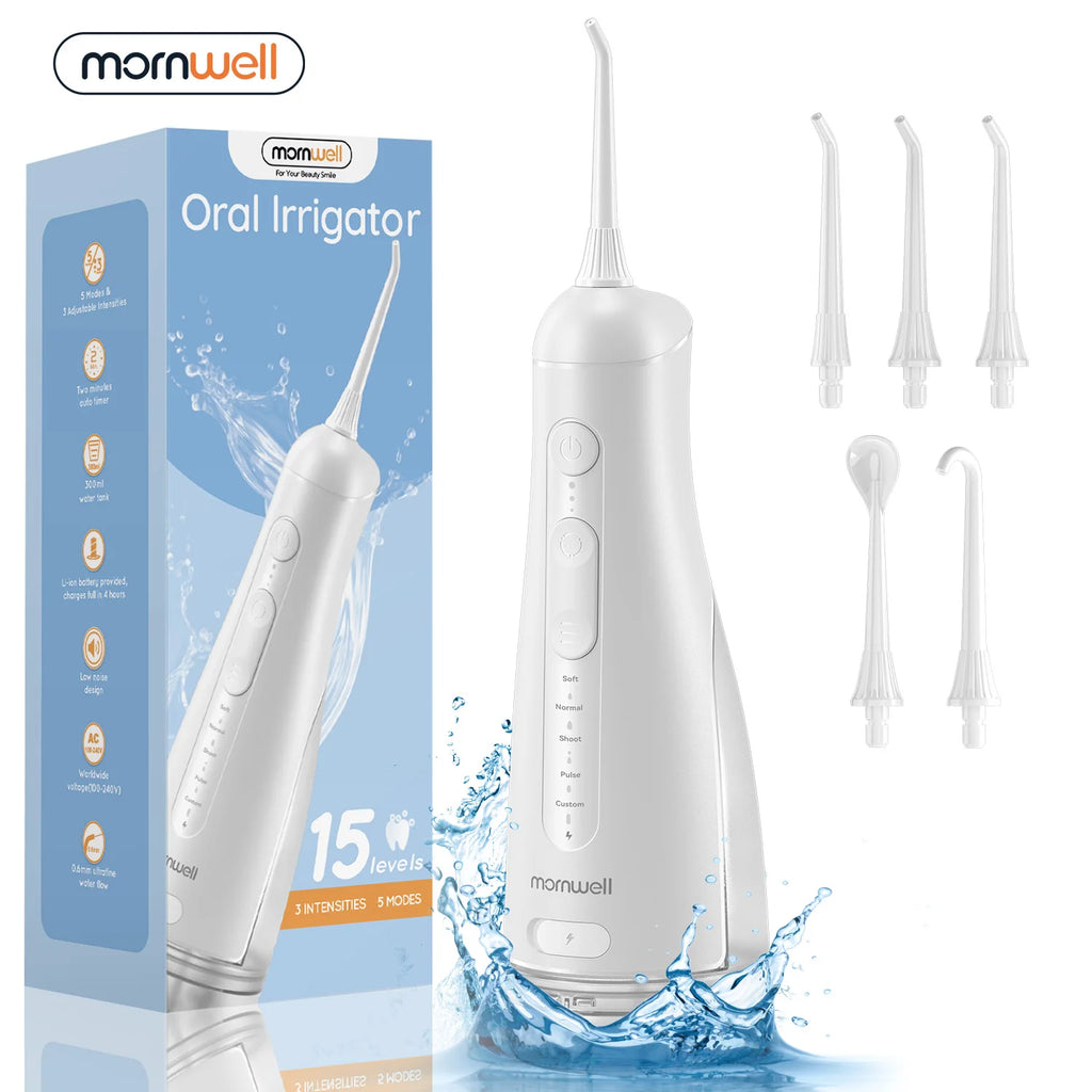 Portable Cordless Water Flosser for Teeth Cleaning