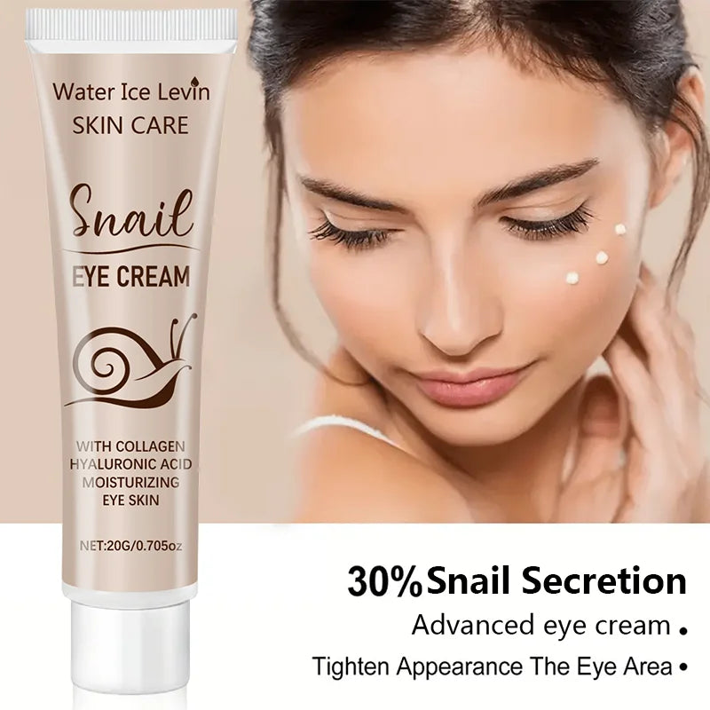 Water Ice Levin Snail Eye Cream Firming Moisturizing Treatment 20g - 5