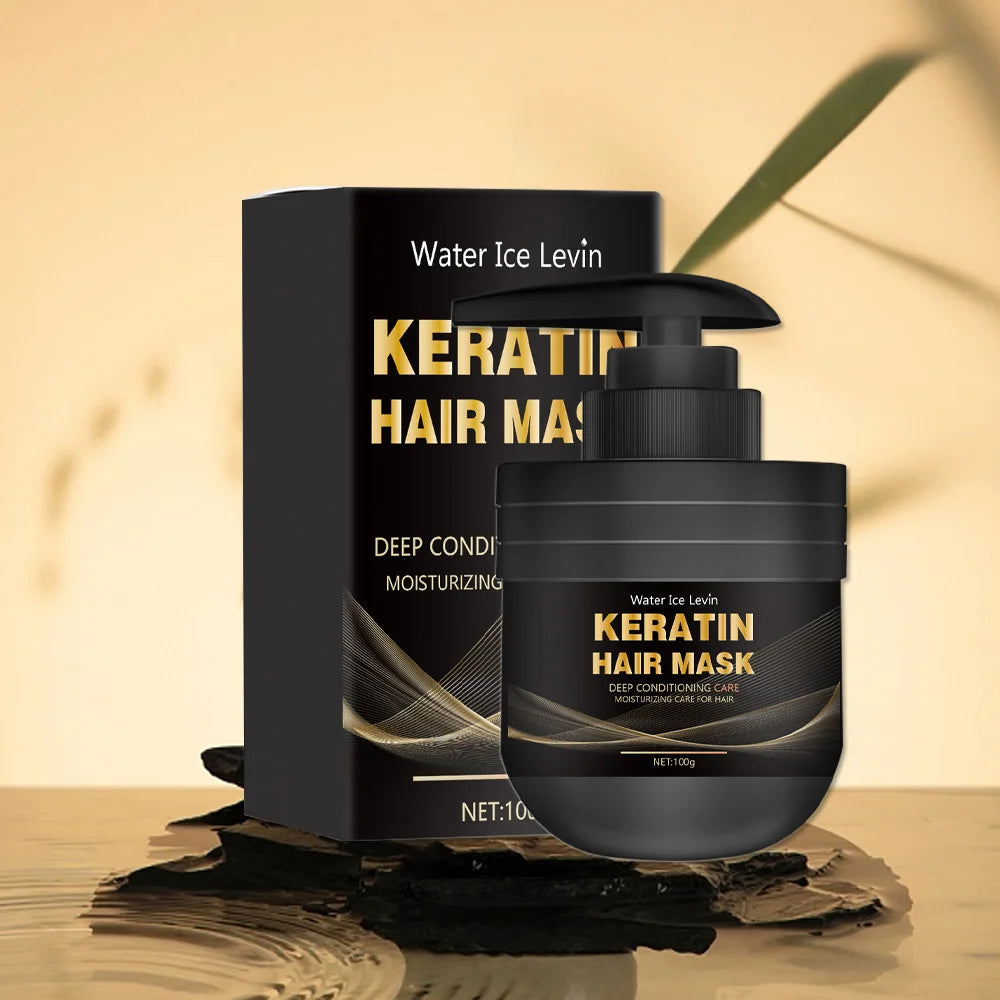 Keratin Hair Mask 100g Repairing Treatment for Damaged Frizzy Hair - 3