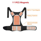 Self-Heating Magnetic Back and Shoulder Support Brace