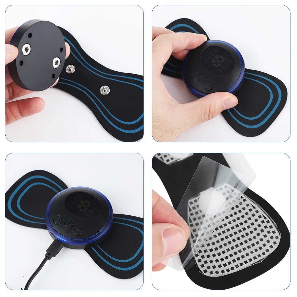 Portable Electric Body Massage Patch with 8 Modes - 16