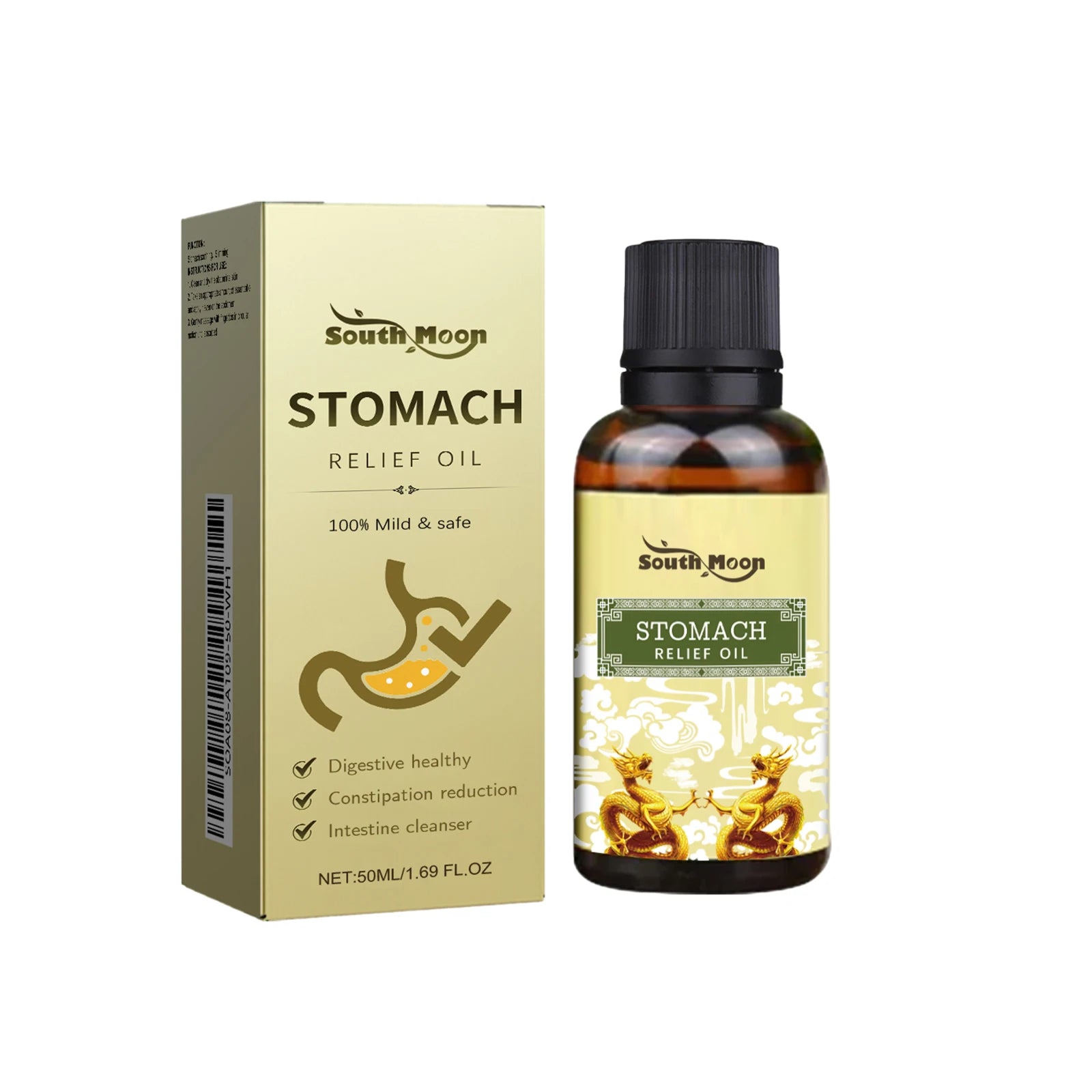 Herbal Abdominal Massage Oil for Natural Stomach Relief - 14
