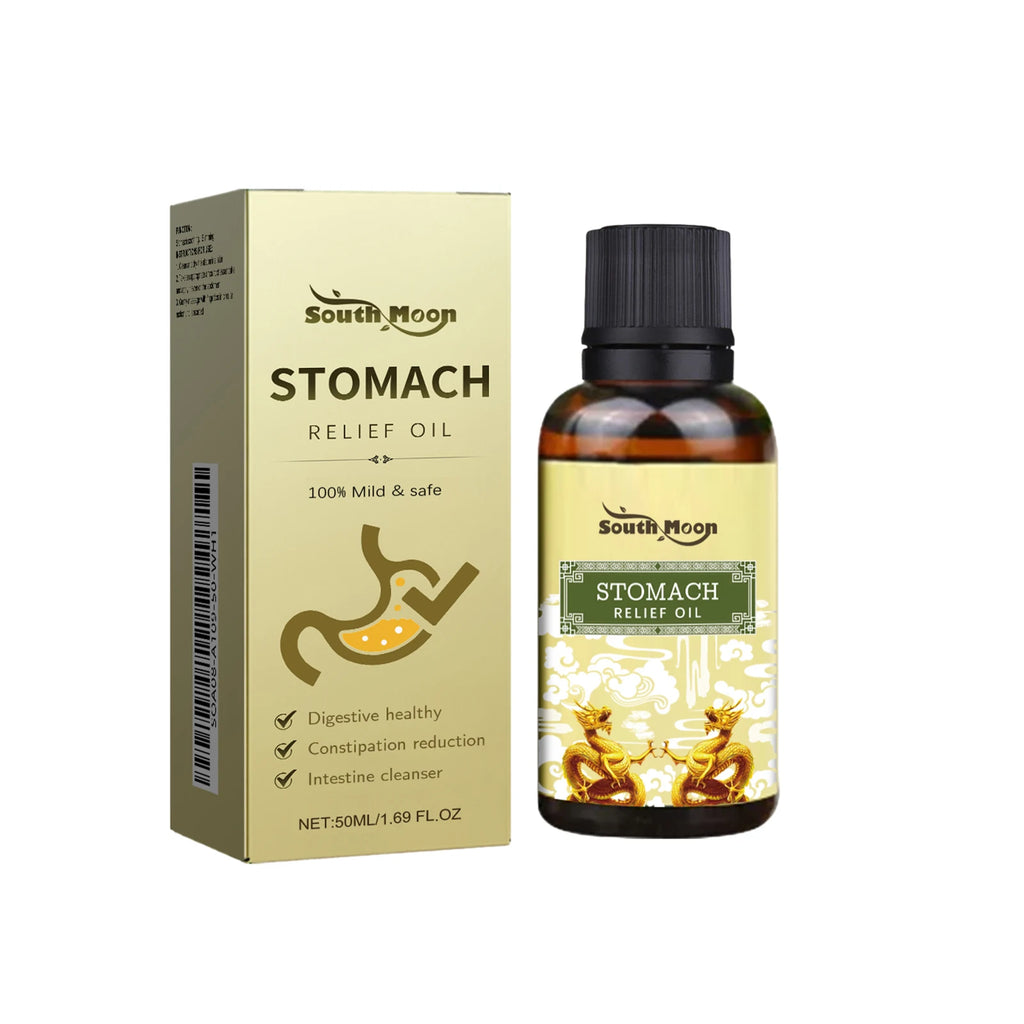 Herbal Abdominal Massage Oil for Natural Stomach Relief