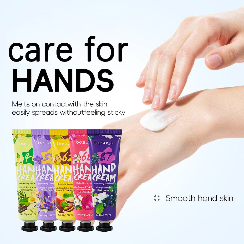 Bosuya Moisturizing Hand Cream Set Hydrating Lotion for Dry Skin