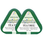 Tea Tree Walnut Shell Exfoliating Scrub Soap for Deep Skin Cleansing