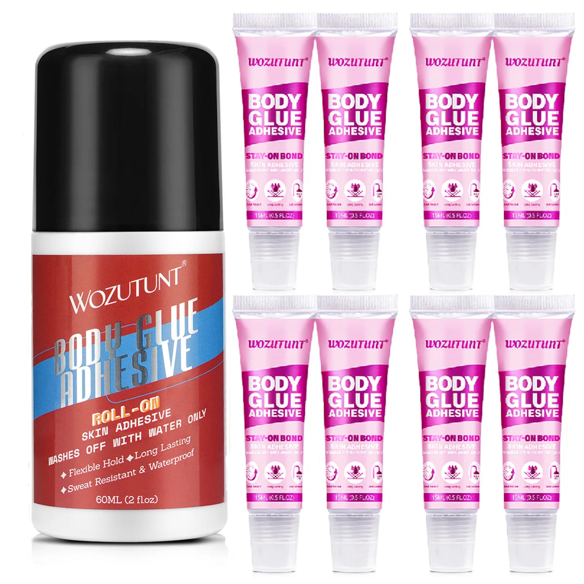 Invisible Fashion Tape and Body Glue Adhesive Set
