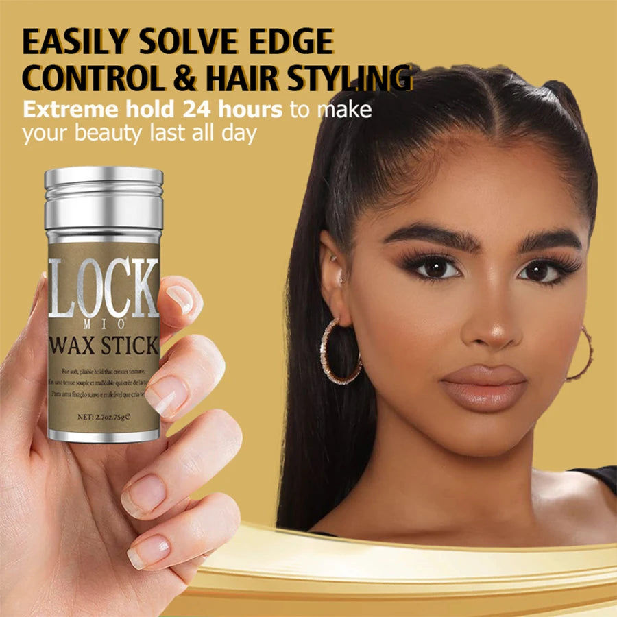 Lockmio Hair Styling Wig Kit Edge Control Wax Stick and Melting Spray