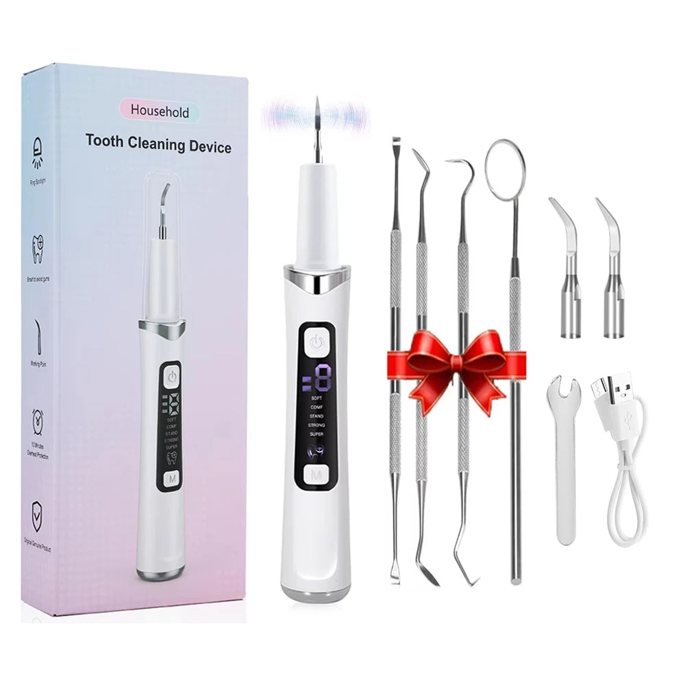 Ultrasonic Electric Teeth Tartar and Plaque Remover - 22