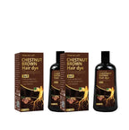 Chestnut Brown 3-in-1 Hair Dye Shampoo with Ginger and Ginseng 100g