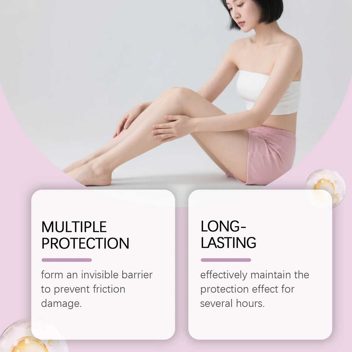Anti-Chafe Thigh Balm Stick for Skin Protection