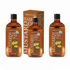 Organic Cold Pressed Mustard Hair Oil with Hyaluronic Acid 100g
