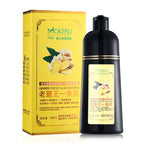Organic Ginger Hair Blackening Shampoo 500ml Permanent Color Dye