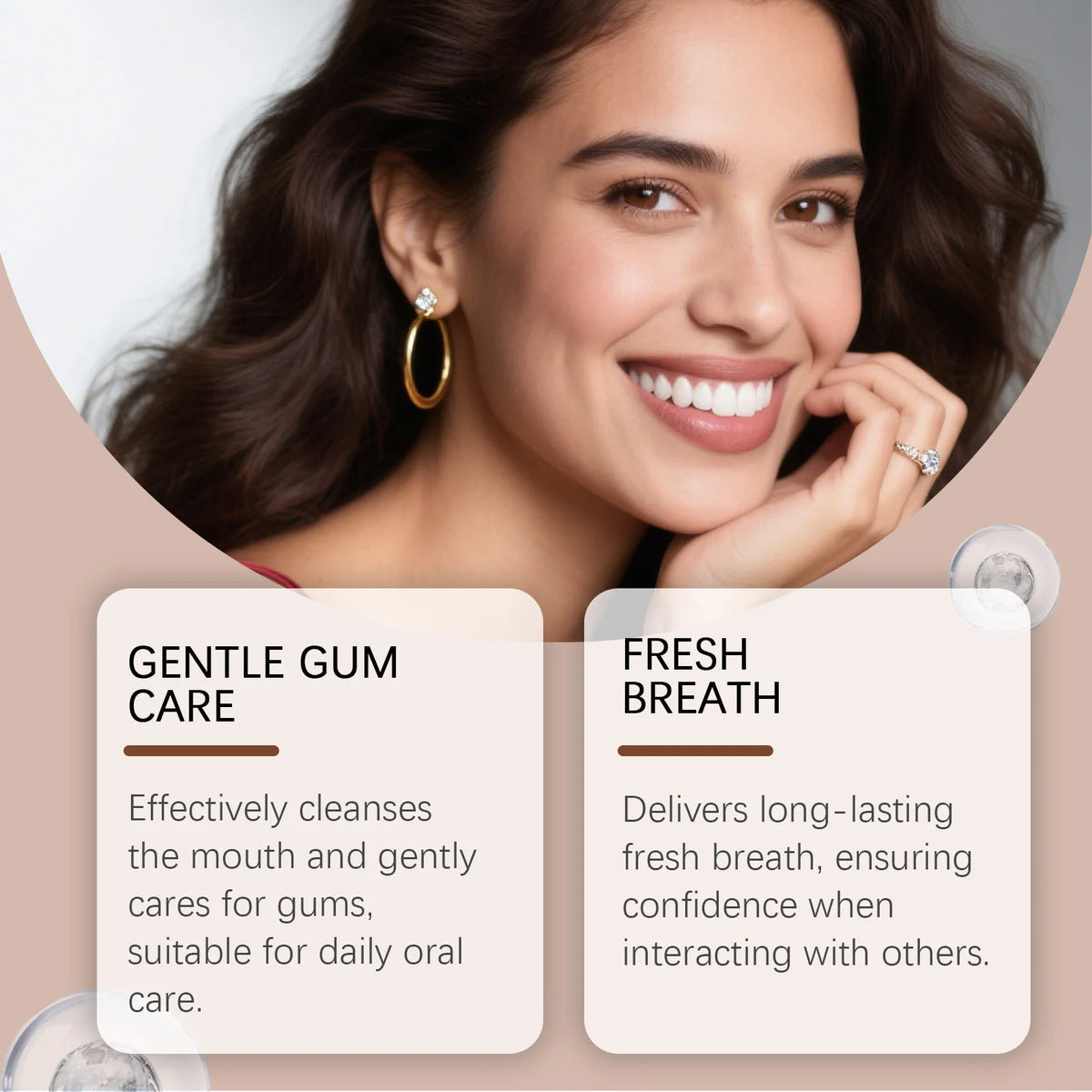 Clove Mint Mouthwash for Bad Breath and Oral Hygiene