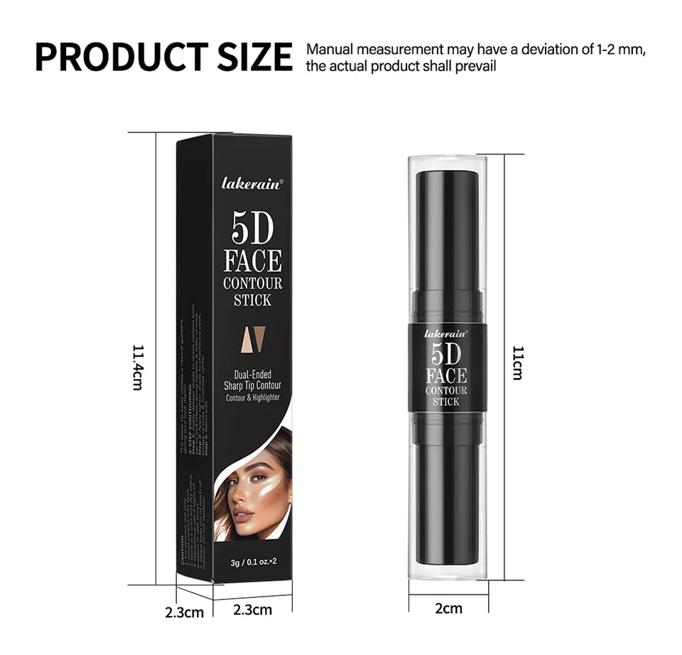 Dual-Ended Cream Contour and Highlighter Stick