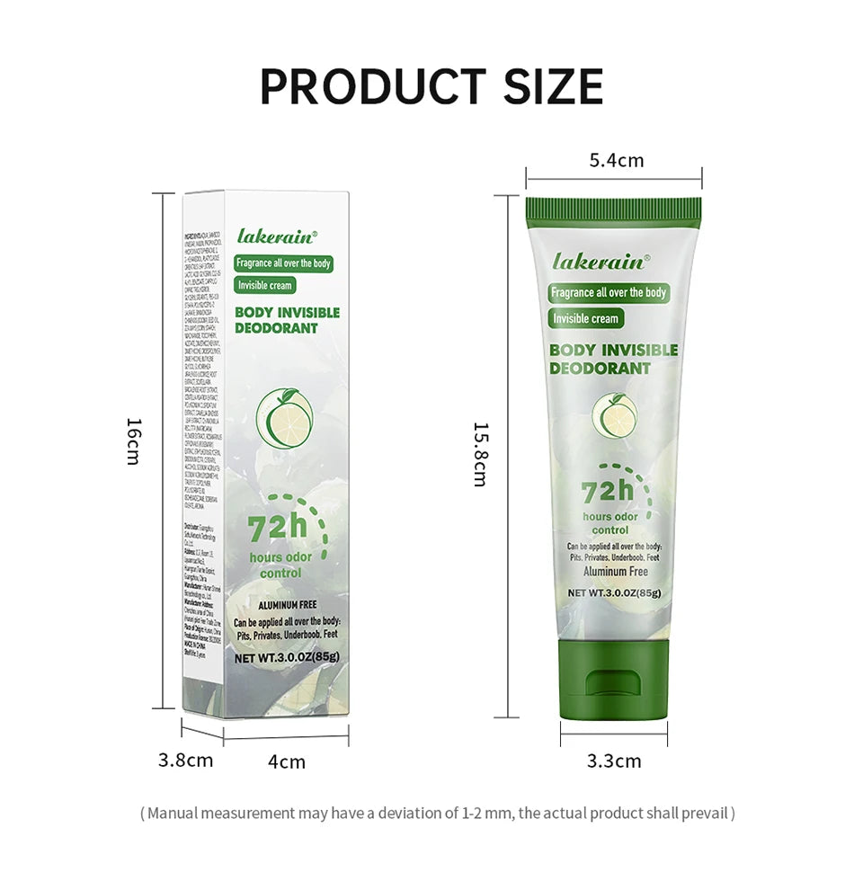 Invisible Full Body Deodorant Cream