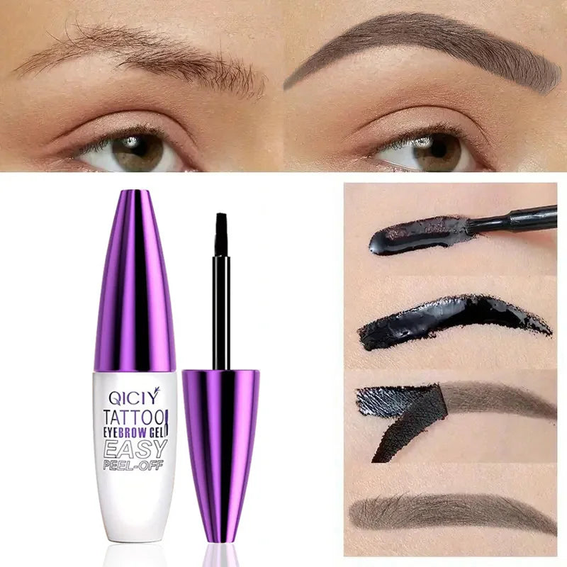 QICIY Peel Off Eyebrow Gel Waterproof Long Lasting Brow Tint