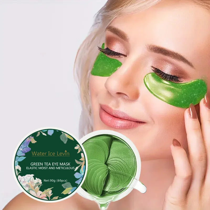 Green Tea Collagen Eye Mask for Dark Circles and Puffiness 60 Pieces