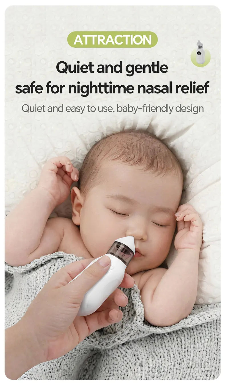 Electric Baby Nasal Aspirator with Adjustable Suction - 13