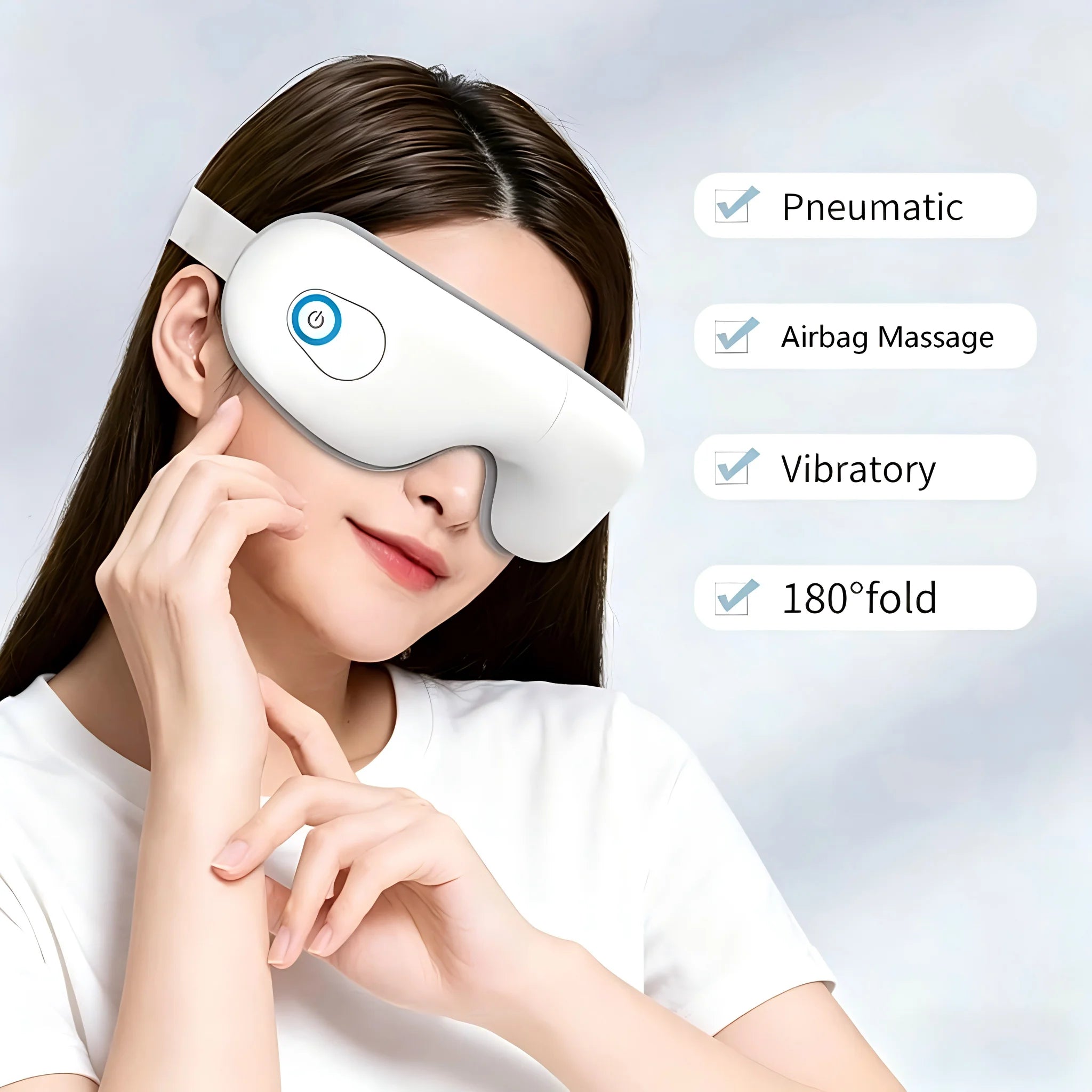 Rechargeable Heated Eye Massager for Tension Relief and Better Sleep - 7