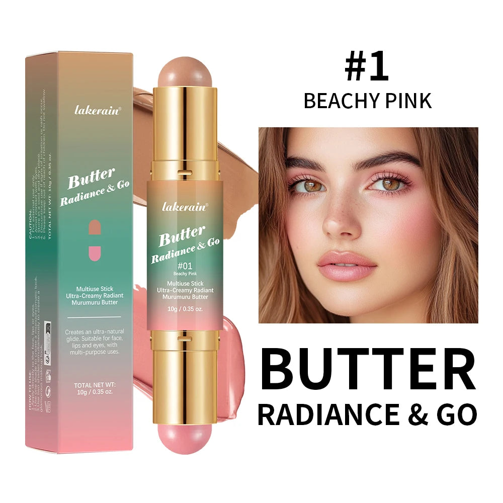 Dual-Ended Cream Blush and Bronzer Stick