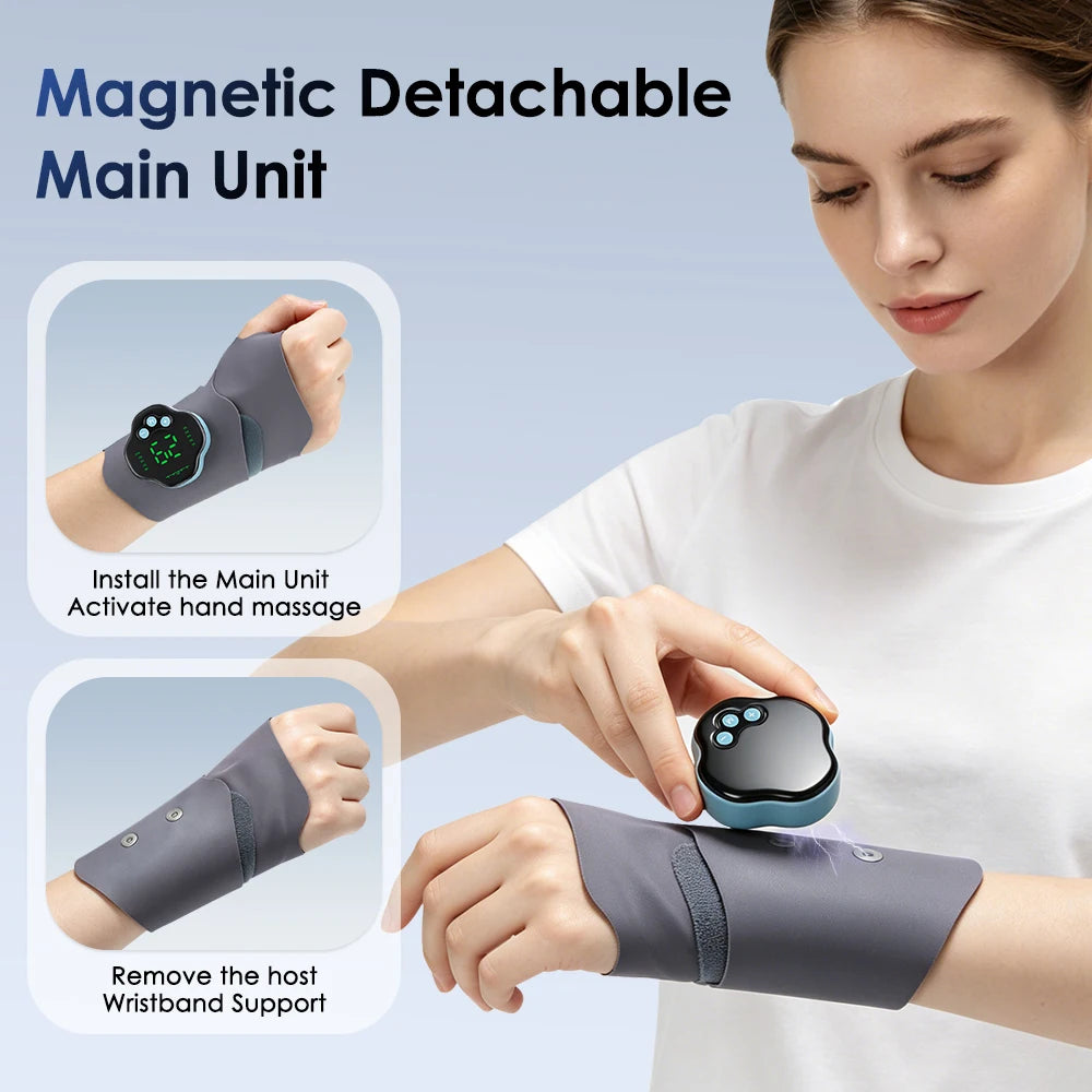 Electric Microcurrent Wrist Massager for Pain Relief - 9