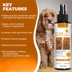 Pet Hair Detangler Spray Smoothing Conditioner for Dogs and Cats