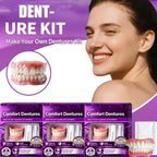 Comfort Fit Cosmetic Silicone Dentures for Natural Smile
