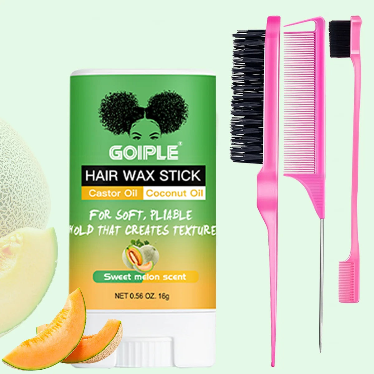 Goiple Hair Wax Stick and Edge Control Styling Kit for Frizz - 20