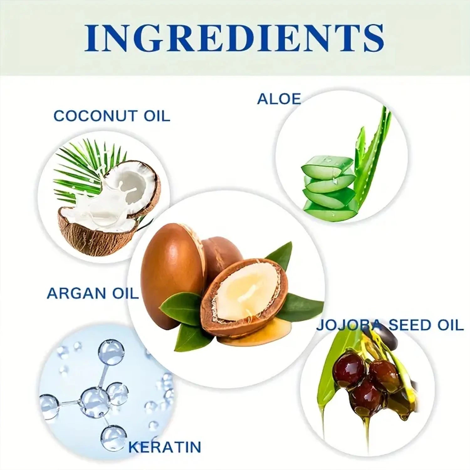 Keratin Argan Oil Leave In Conditioner Spray for Frizz Control and Shine - 9
