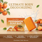 Natural Persimmon Deodorizing Soap Bar for Body Odor