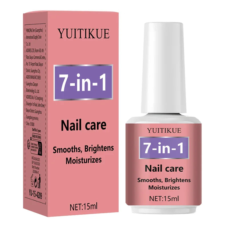 YUITIKUE 7-in-1 Nail Treatment Polish Moisturizing Base and Top Coat