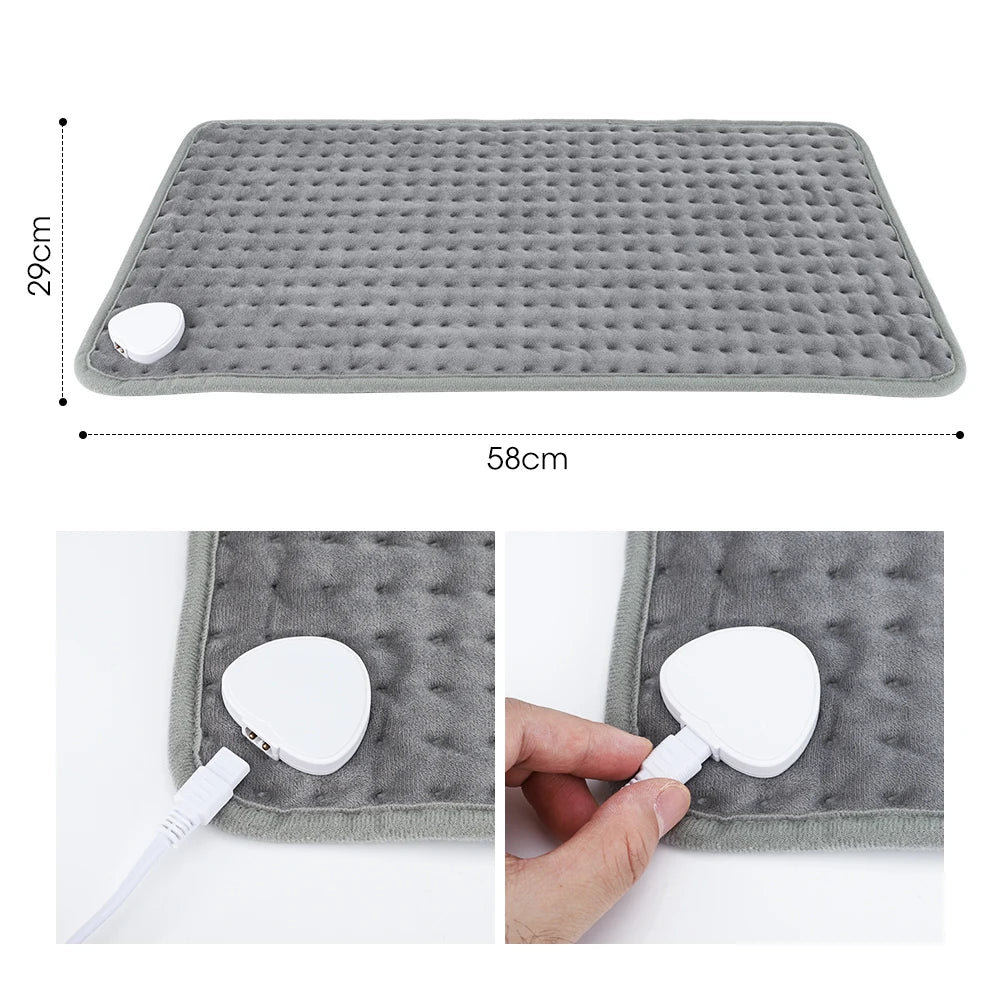 Electric Heating Pad for Body Pain Relief and Winter Warmth - 15