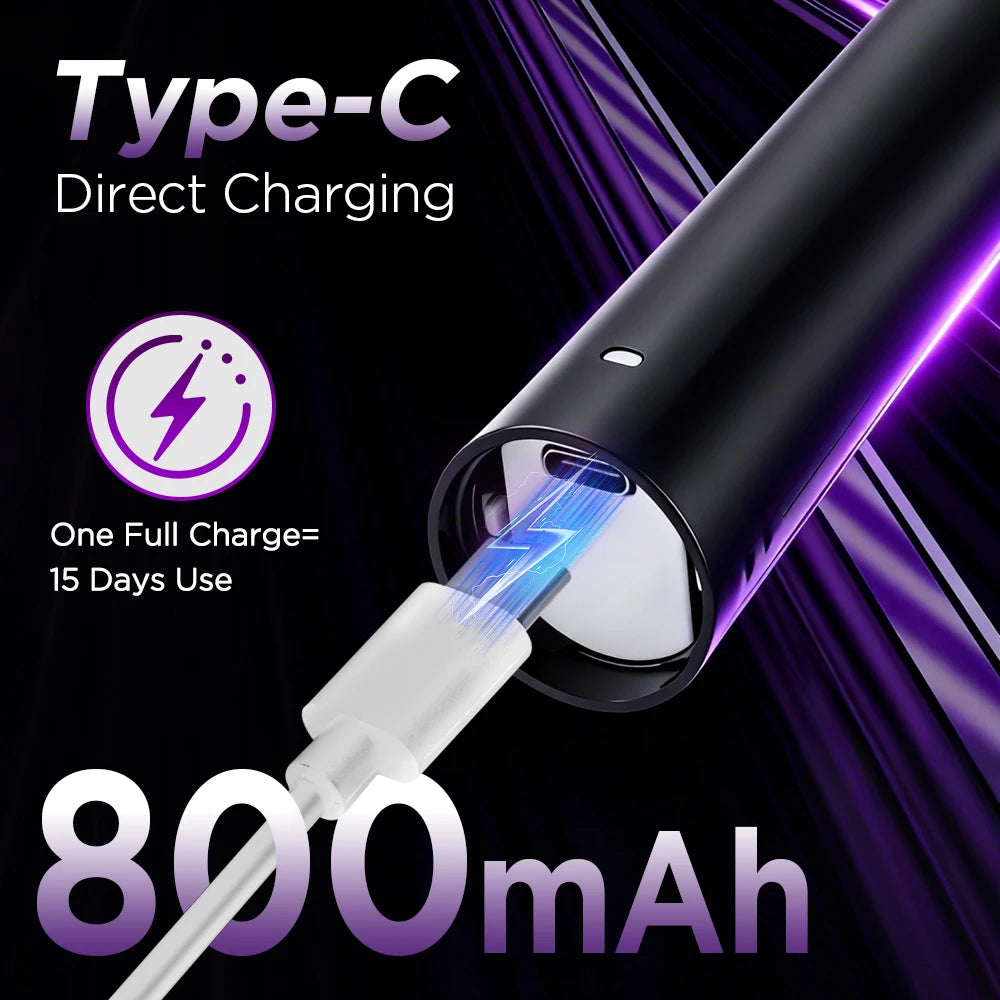Rechargeable Electric Toothbrush with 5 Cleaning Modes - 12
