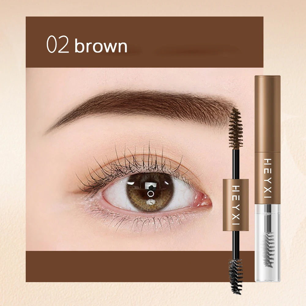 HEYXI Double Ended Eyebrow Dye Waterproof Long Lasting Brow Gel