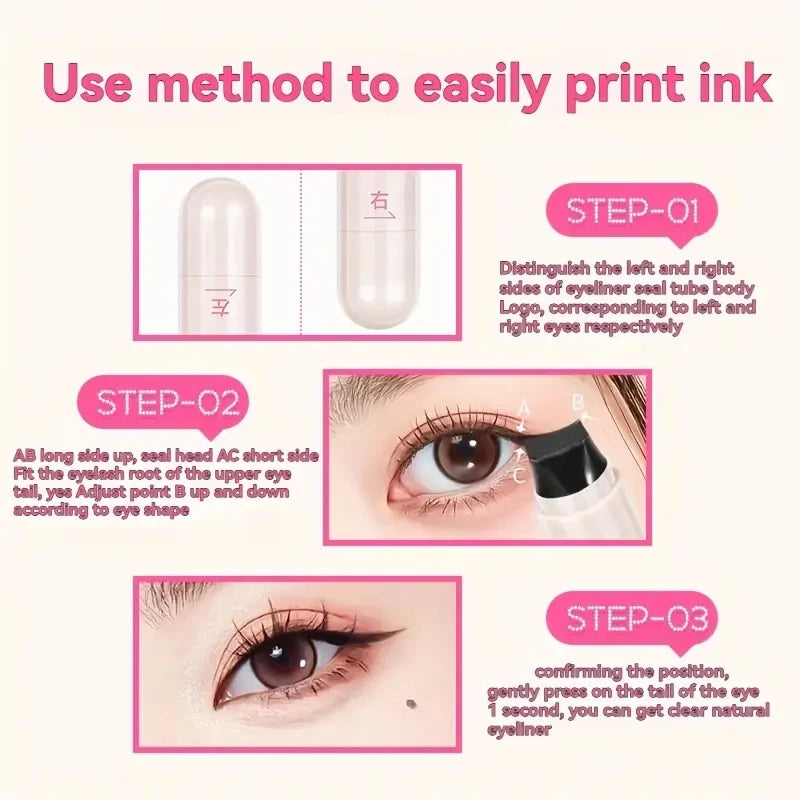 PAZT Integrated Winged Eyeliner Stamp Waterproof Liquid Eye Pen