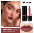 2-in-1 Waterproof Matte Lipstick and Lip Liner
