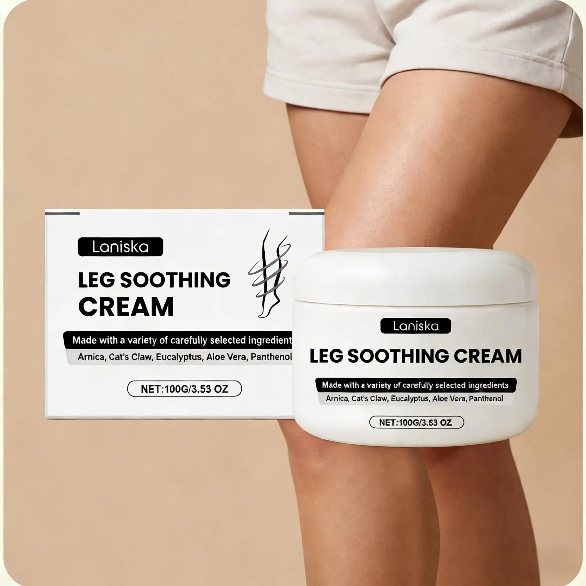 Soothing Leg Massage Cream for Muscle Relief - 6