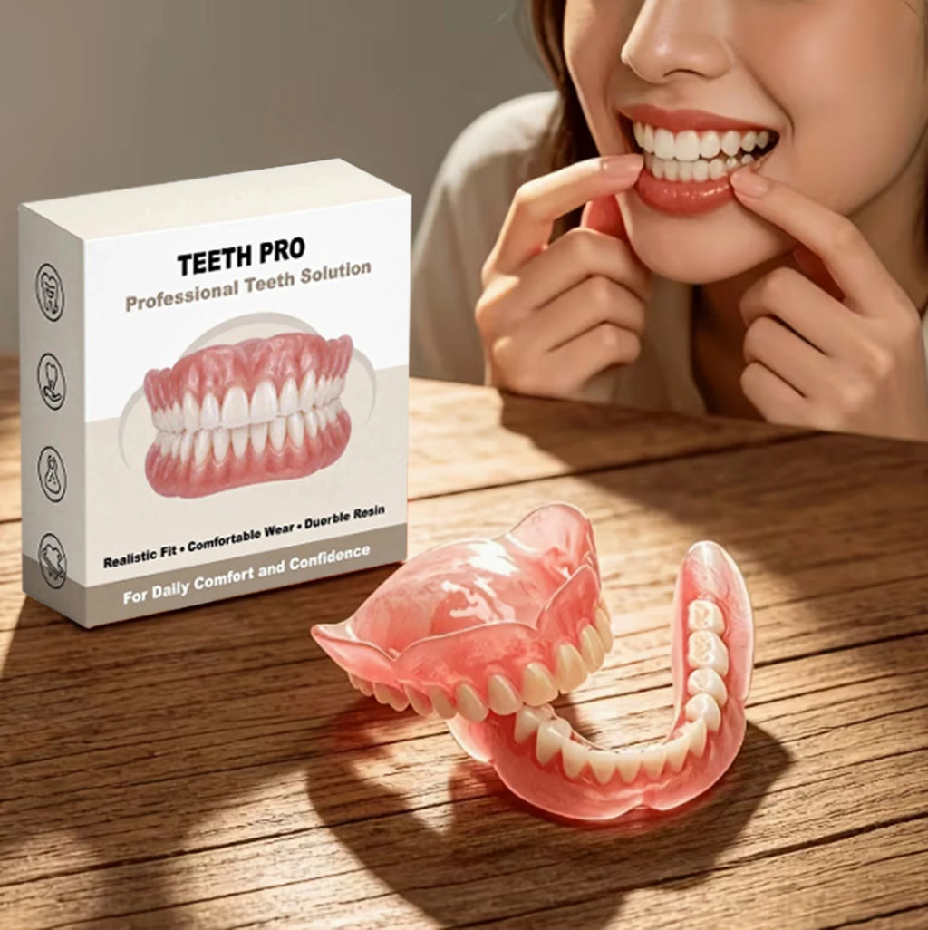 Comfortable Silicone Dentures for Realistic Smile