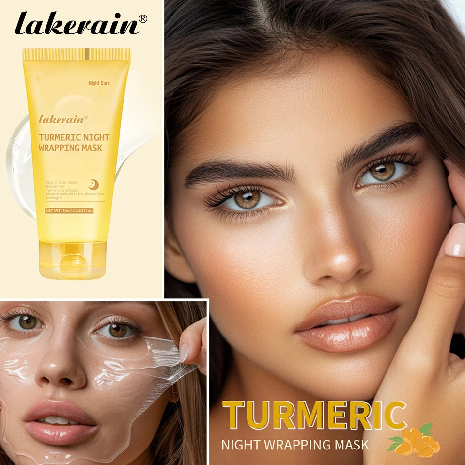 Collagen and Turmeric Overnight Wrapping Peel Off Face Mask Duo - 21