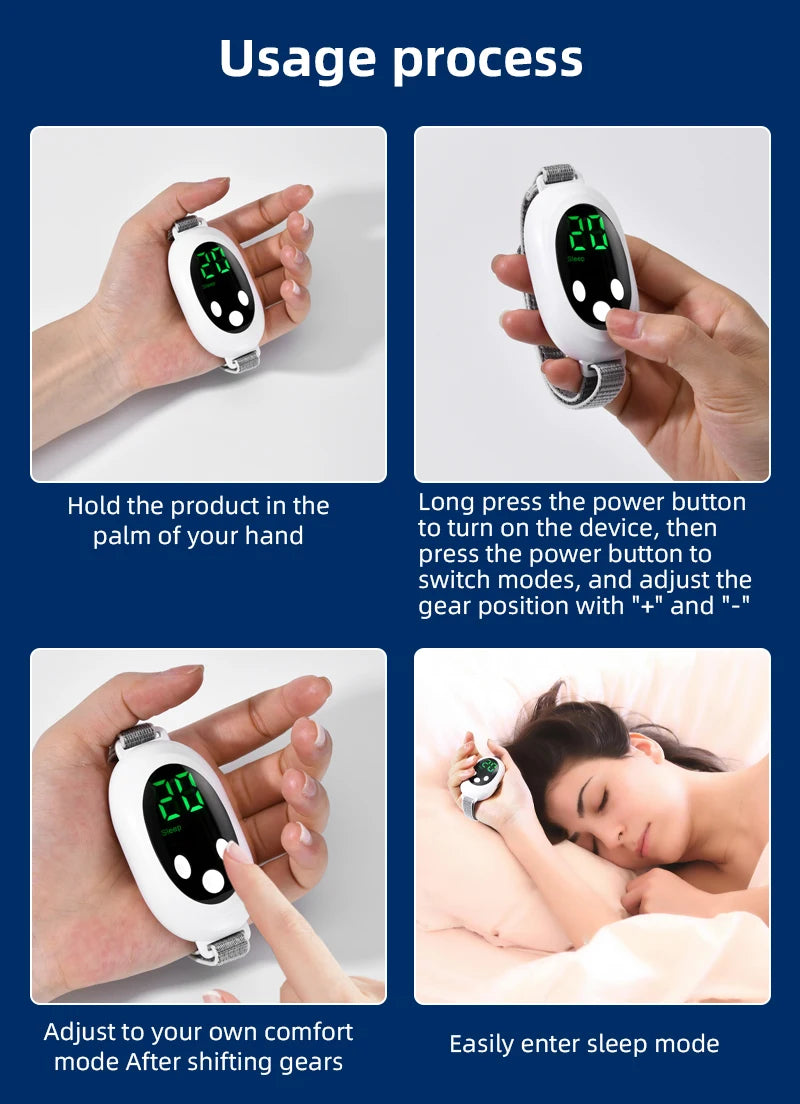 Handheld Microcurrent Sleep Aid Device for Insomnia and Anxiety Relief