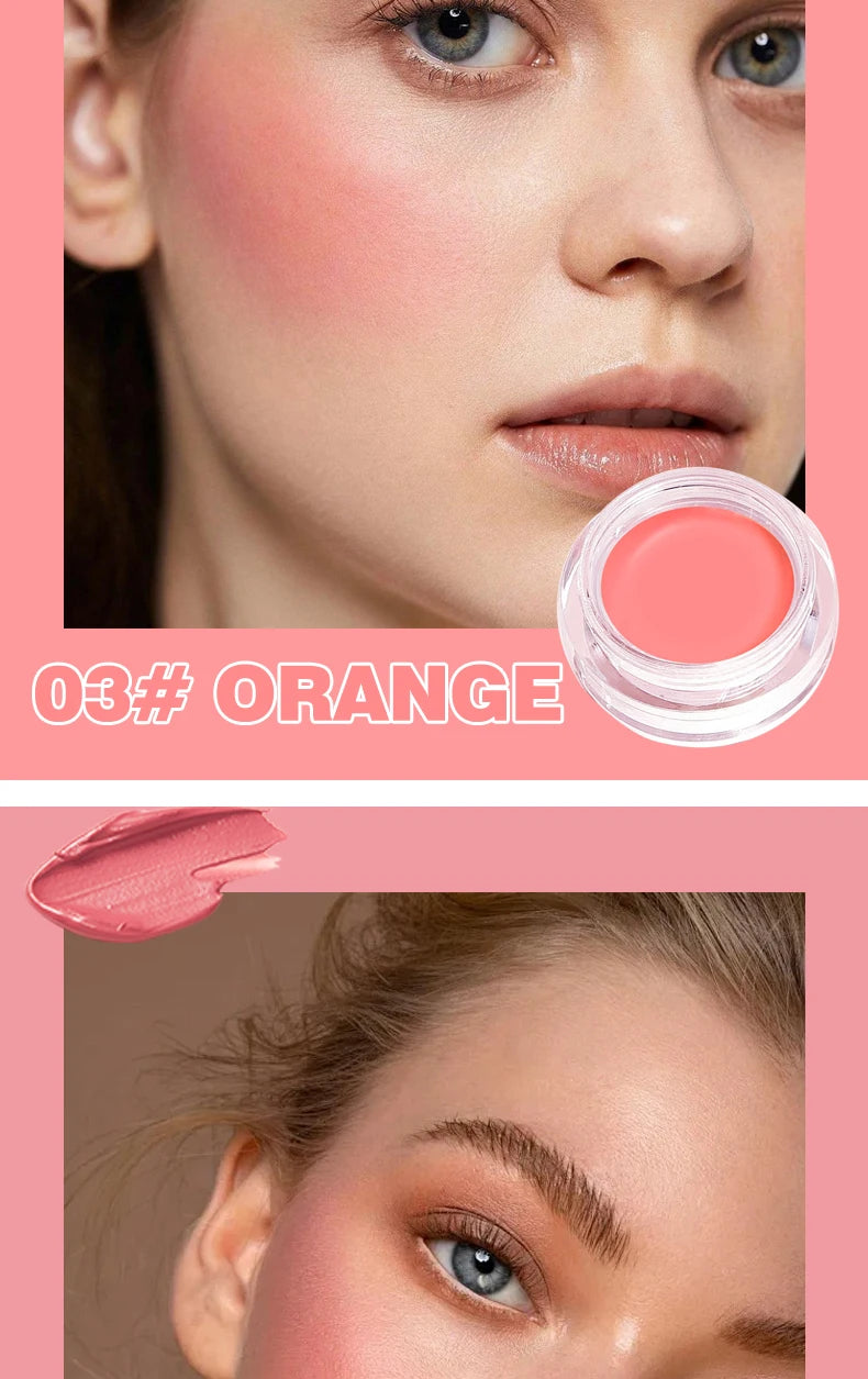 Waterproof Powder Blusher Natural Long Lasting Face Blush