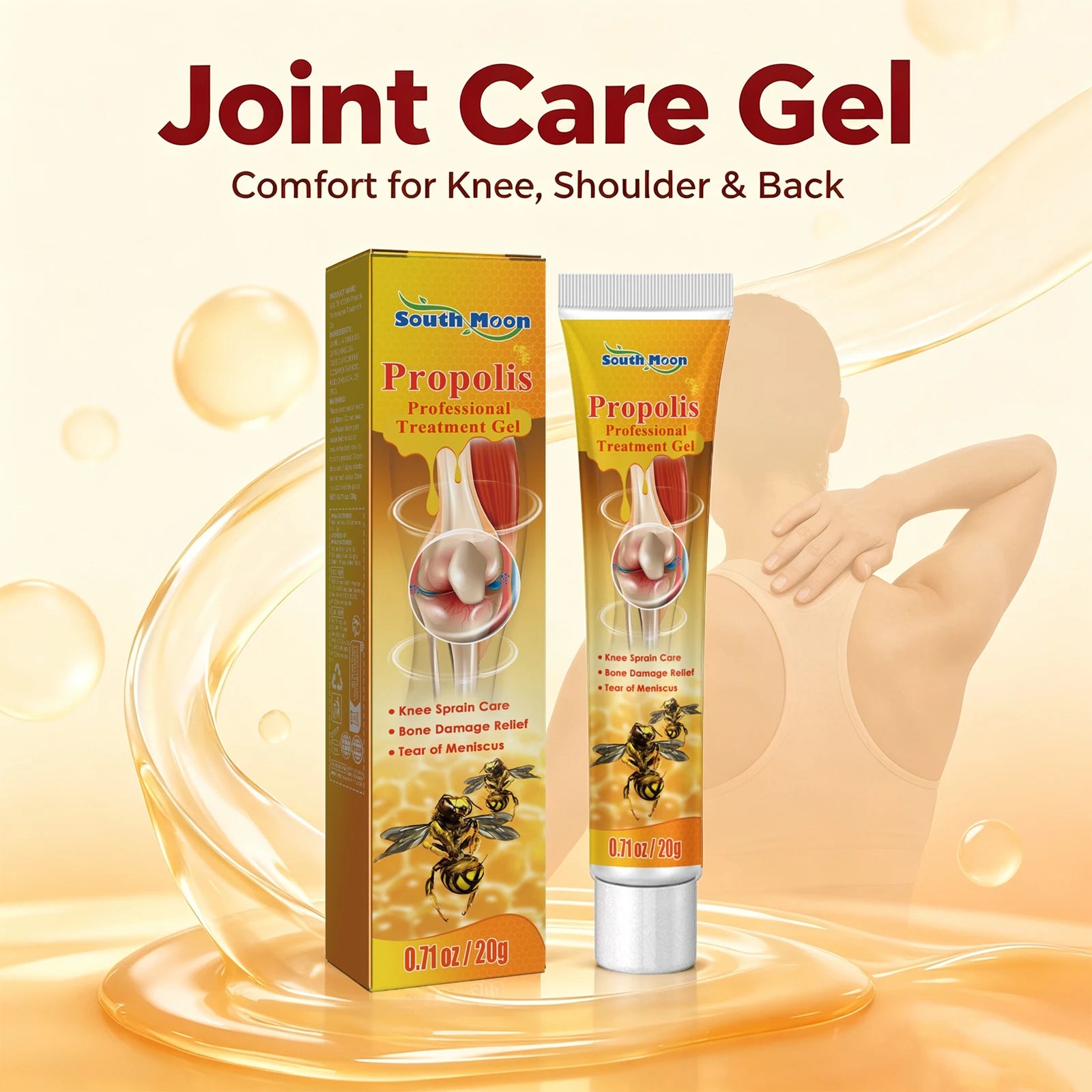 Propolis Joint and Muscle Relief Cooling Massage Gel - 6