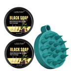 Goiple Black Hair Shampoo Bar Gray Coverage Natural Hair Darkening Soap