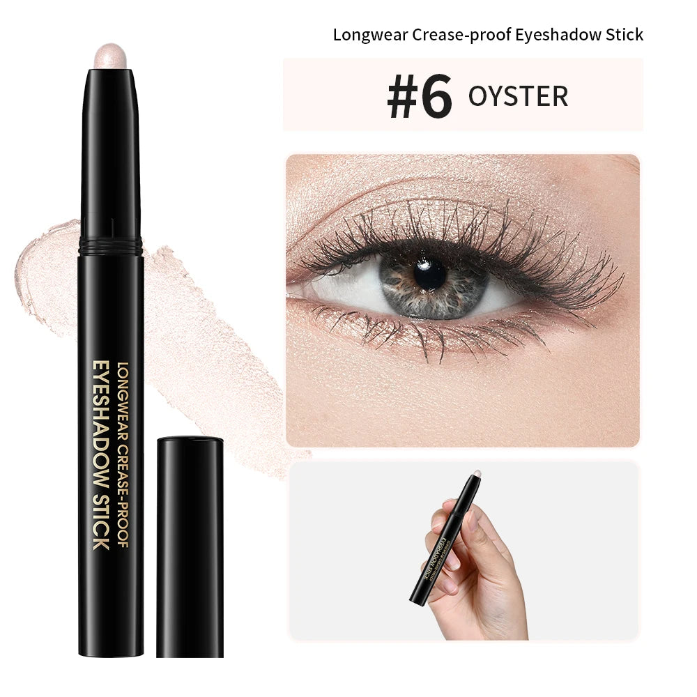 Waterproof Shimmer Eyeliner Pencil for Brightening Eye Makeup