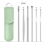 Stainless Steel Ear Wax Removal Tool Kit with Travel Case