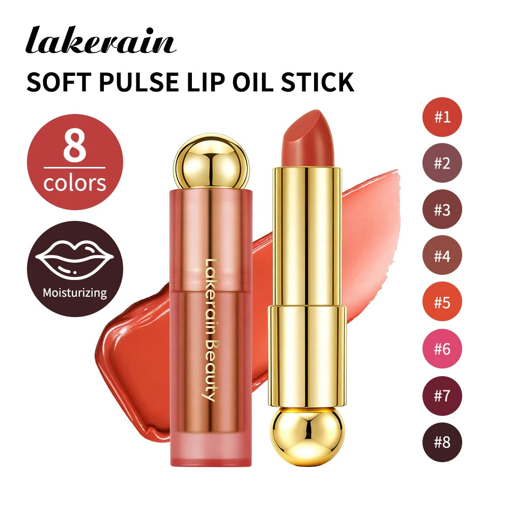 3-in-1 Tinted Hydrating Lip Oil Stick for Glossy Plump Lips - 1